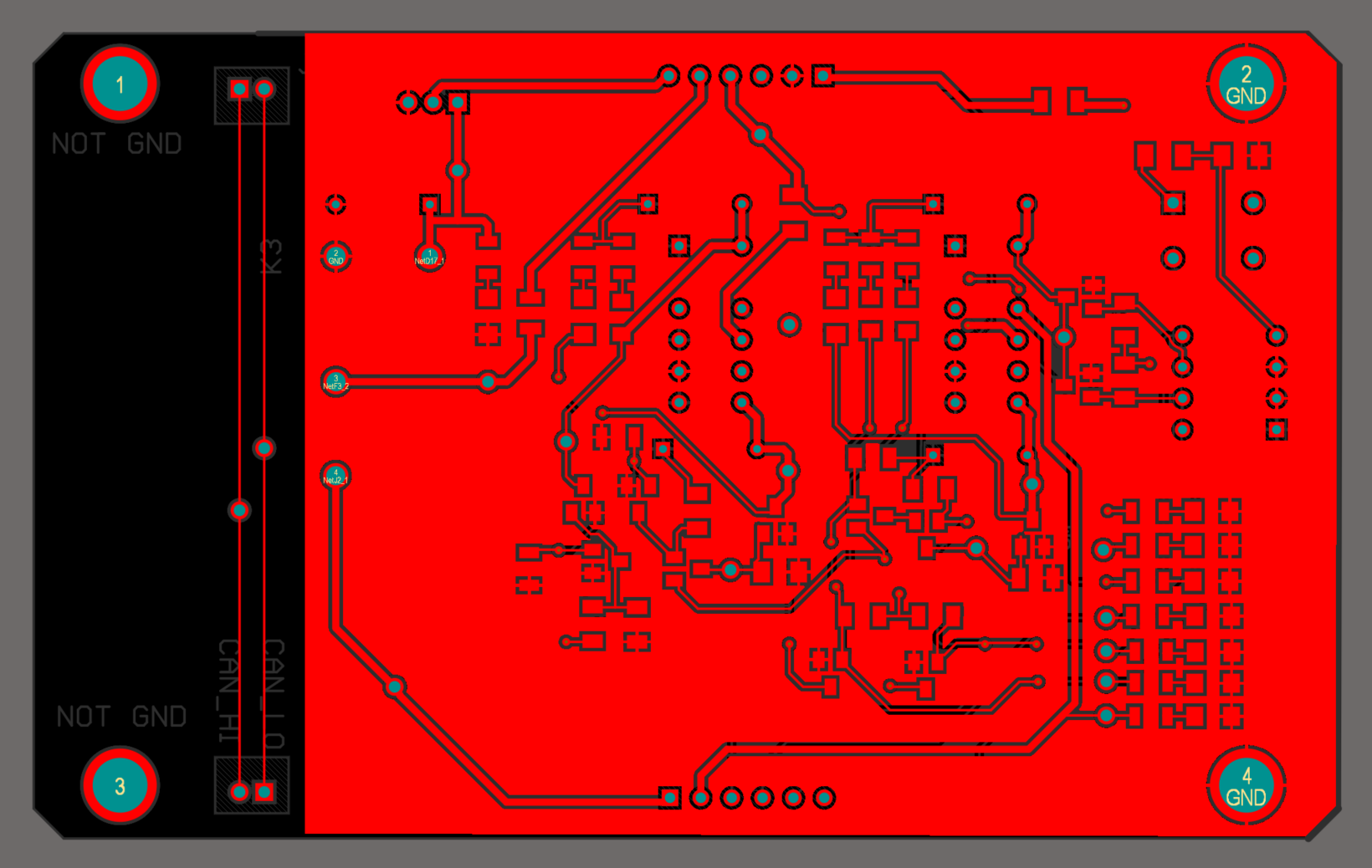 FSAE top layer view