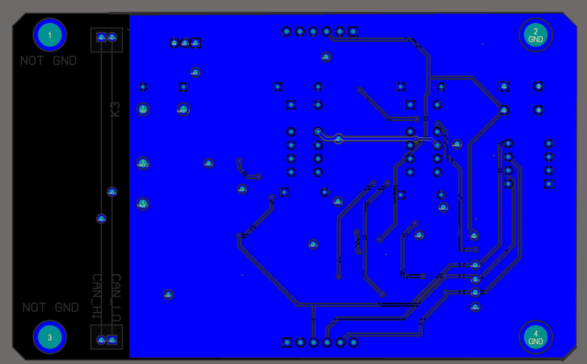 FSAE bottom layer view