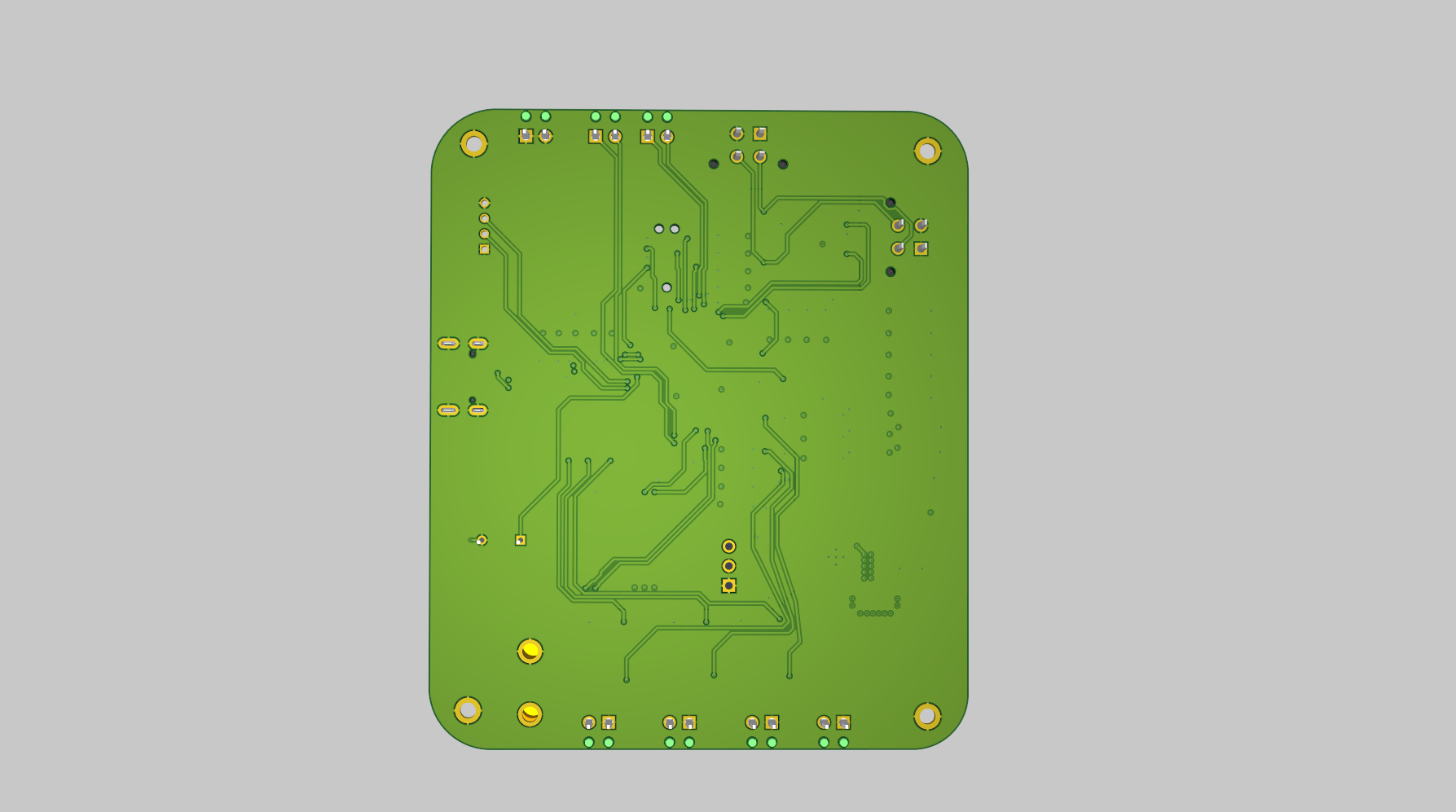 Rocket Ground Control PCB bottom view