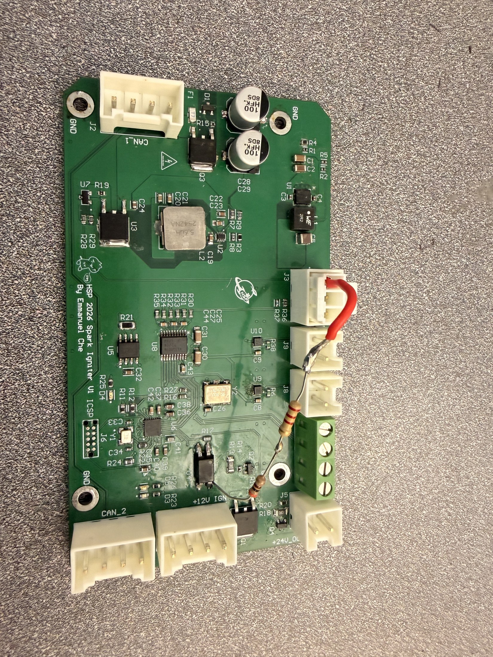 Spark Igniter PCB PWM fixes for next revision